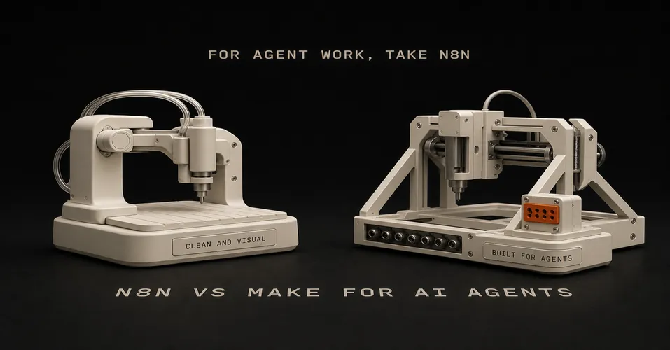 n8n vs Make for AI Agent Workflows
