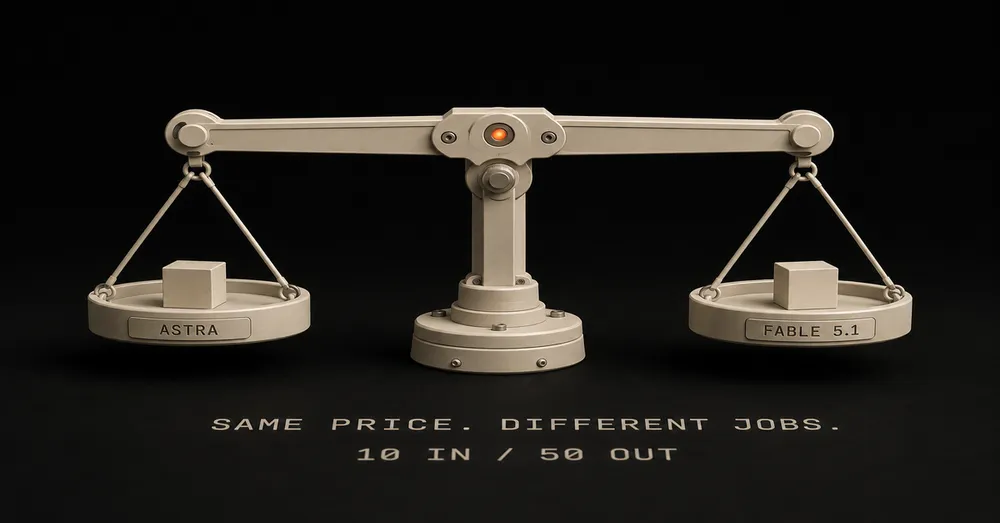 GPT-6 Astra vs Claude Fable 5.1: Same Price, Two Boards Claude Still Wins