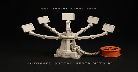 Automate Social Media Posts with AI (The Lean Way)
