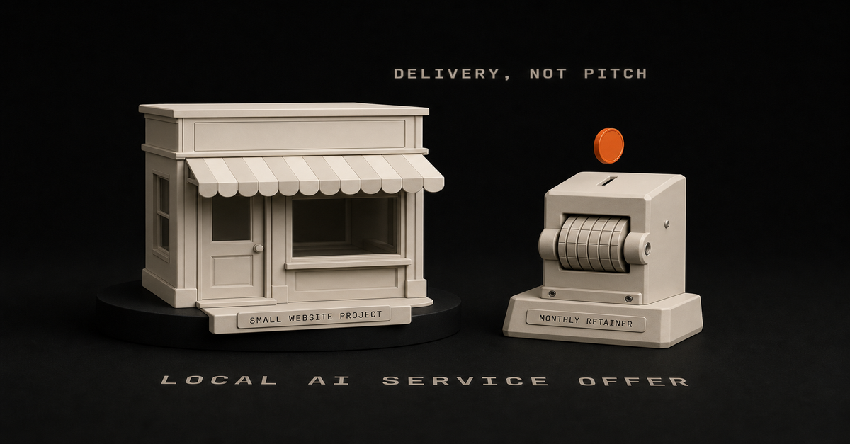 How to Turn AI Coding Skills Into a Local Service Business Offer