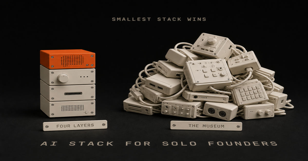 Best AI Stack for Solo Founders: The Lean Version