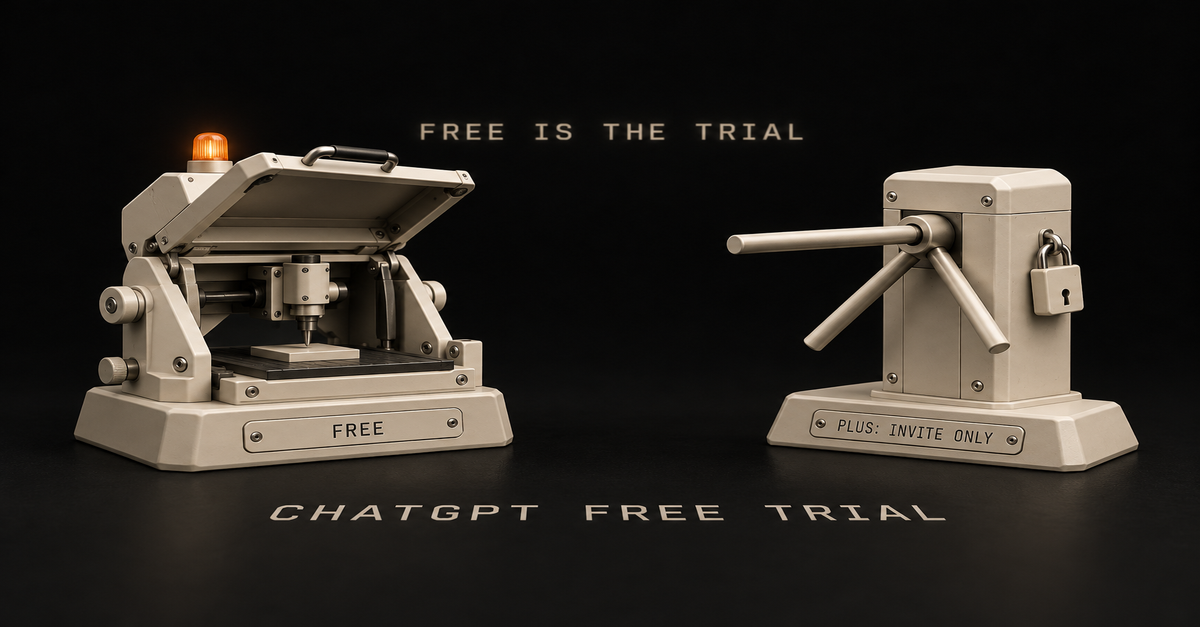 Is There a ChatGPT Free Trial? Free Is the Trial. Plus Trials Are Invite-Only (October 2026)