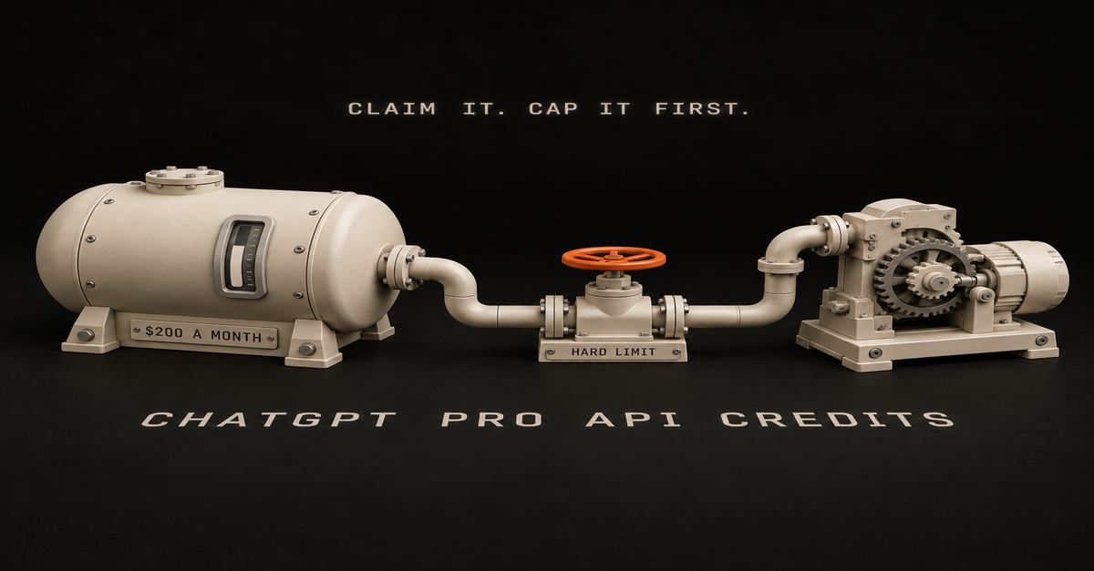 ChatGPT Pro API Credits: How to Claim Them, What They Cover, and the Guardrail to Set First (2026)
