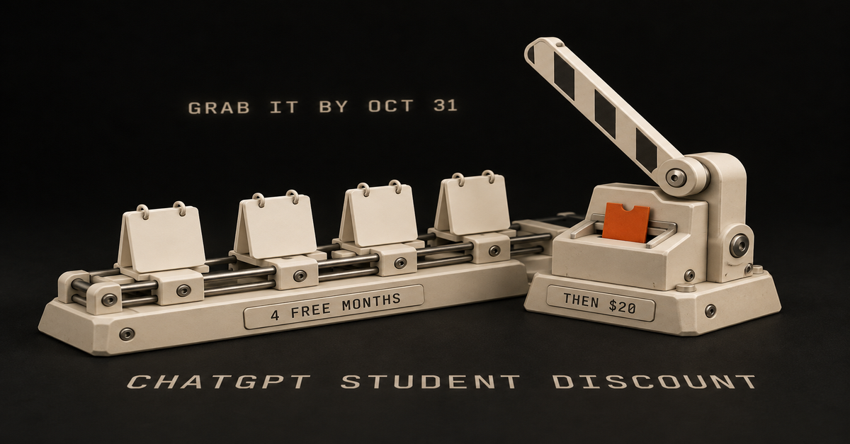 ChatGPT Student Discount (2026): 4 Free Months of Plus, Who Qualifies, and the $8 Fallback