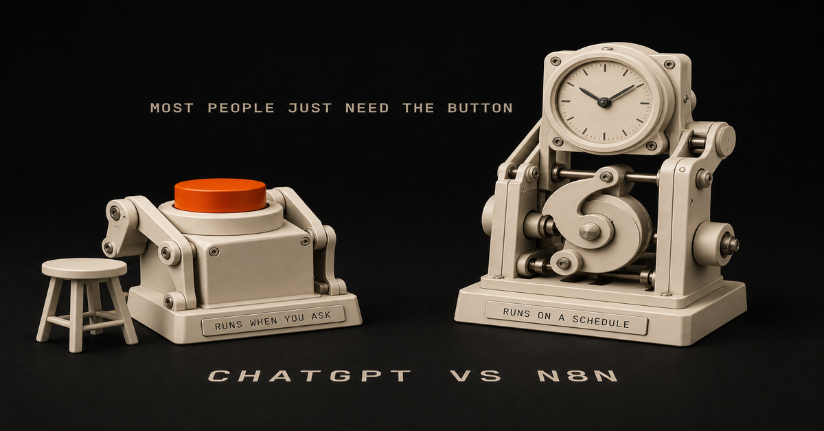 ChatGPT vs n8n: Do You Actually Need Automation Software?