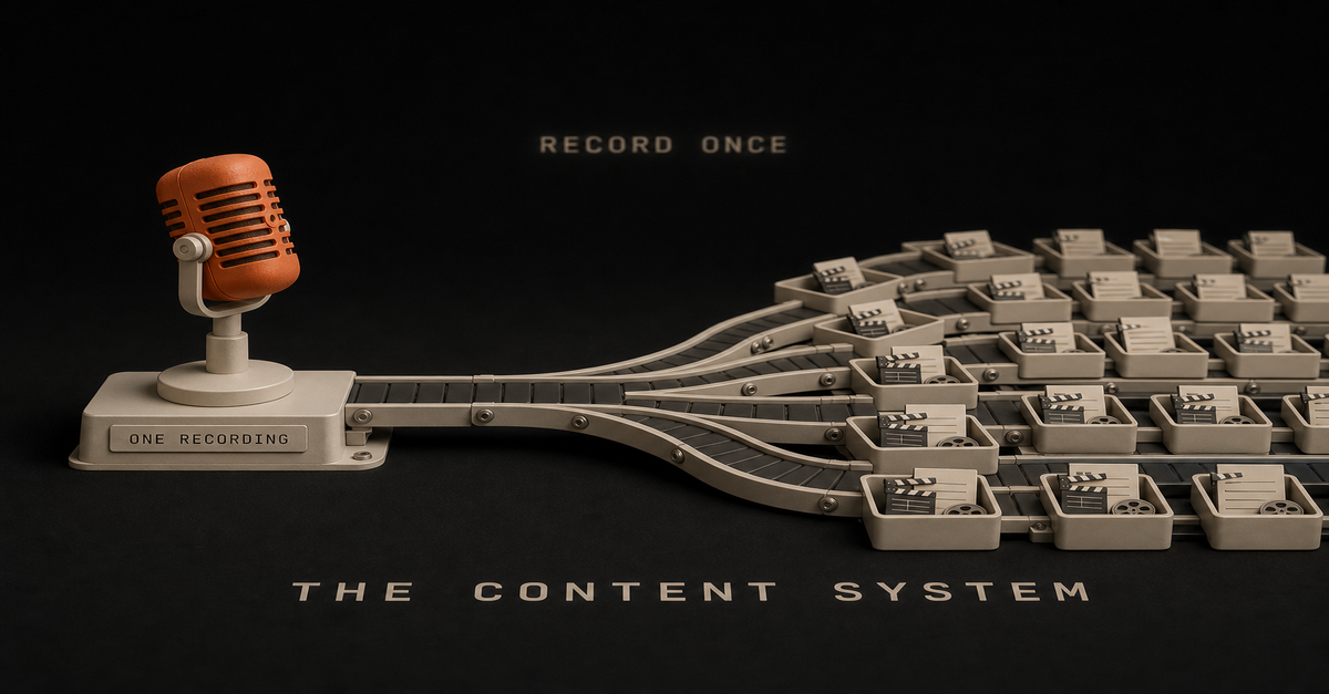 The Claude Code Content System: One Recording, 14 Shorts, a Newsletter, and LinkedIn (2026)