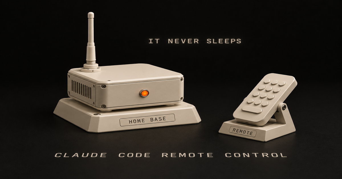 Claude Code Remote Control: How I Keep Claude Running at Home and Steer It From My Phone