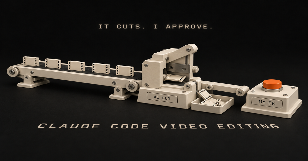 Claude Code Video Editing: How I Cut 7 Shorts a Week, and the Part I Still Do by Hand