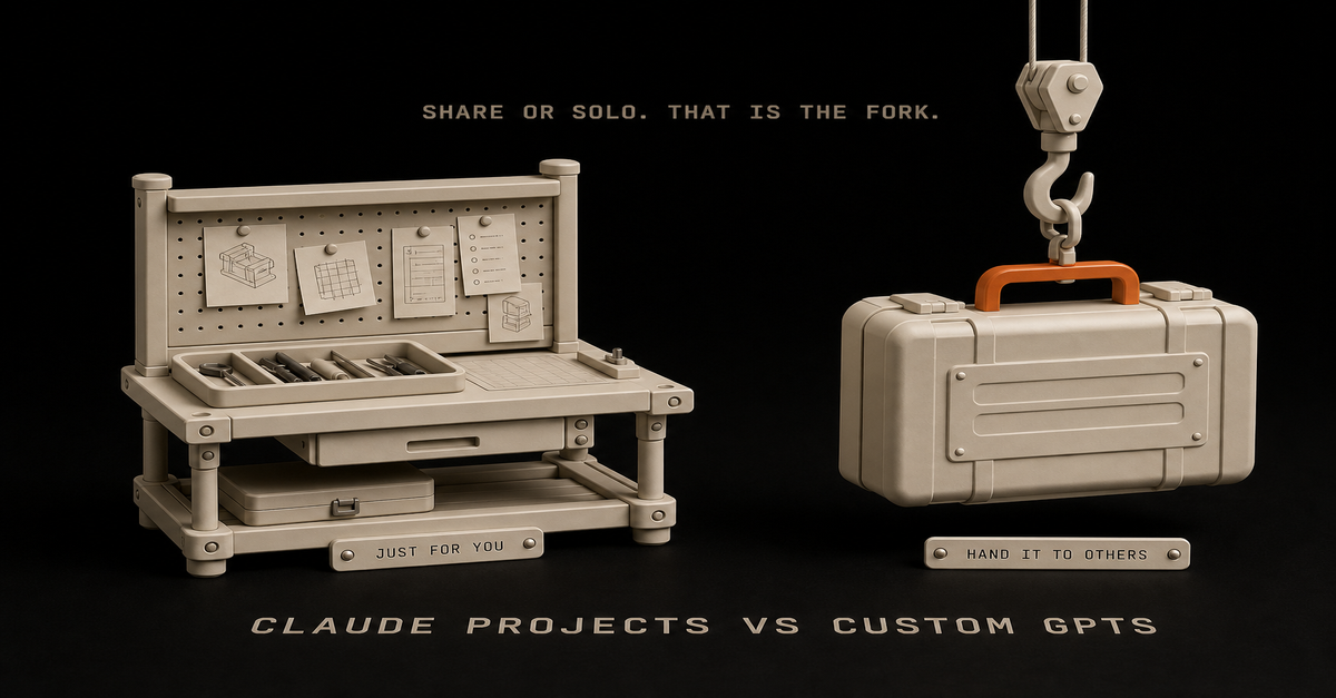 Claude Projects vs Custom GPTs: Which One Fits How You Work?