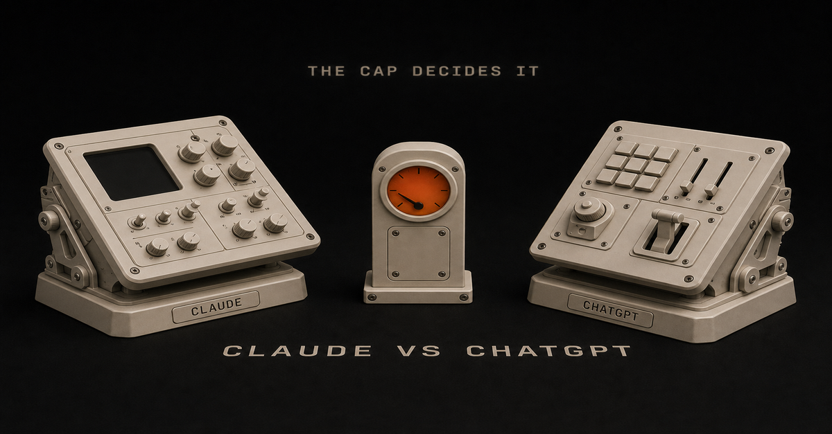 Claude vs ChatGPT (2026): The Honest Answer Is About Usage Caps, Not Quality