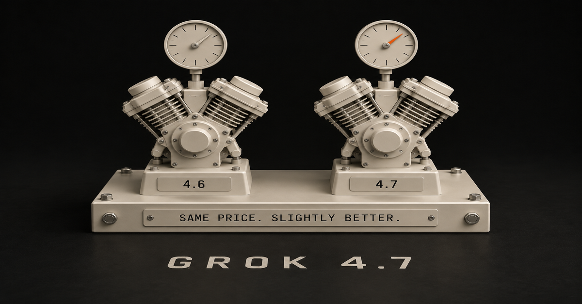 Grok 4.7: Same Price as 4.6, a Small Step Up, and the First Test It Failed