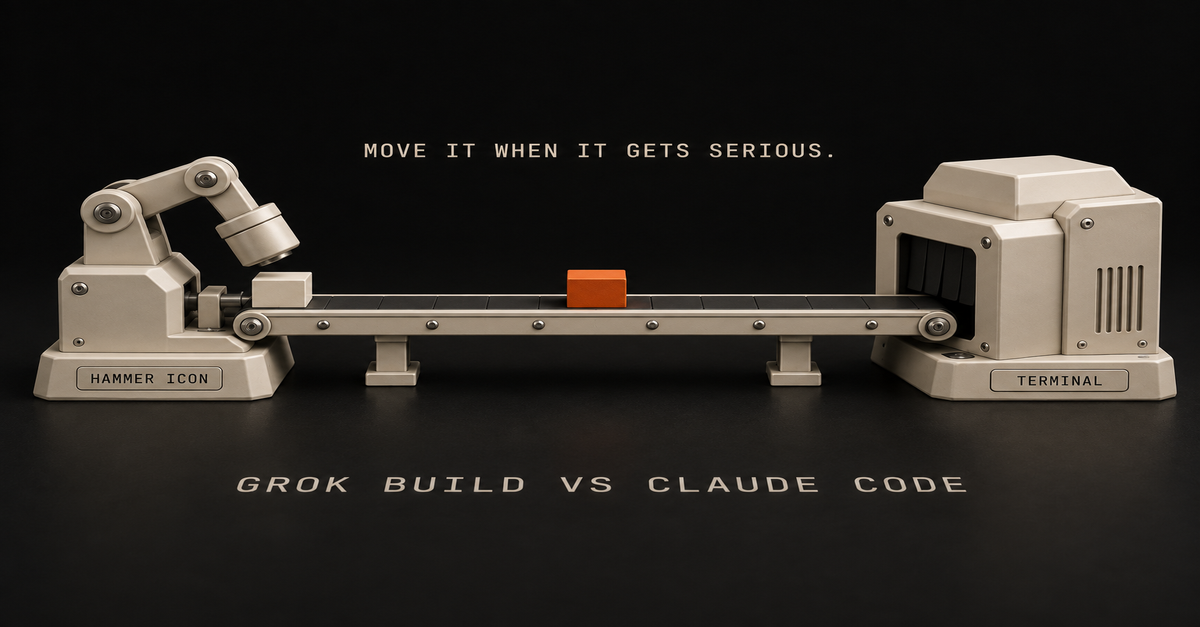 Grok Build vs Claude Code: Two Different Products, and Google Is Comparing the Wrong One