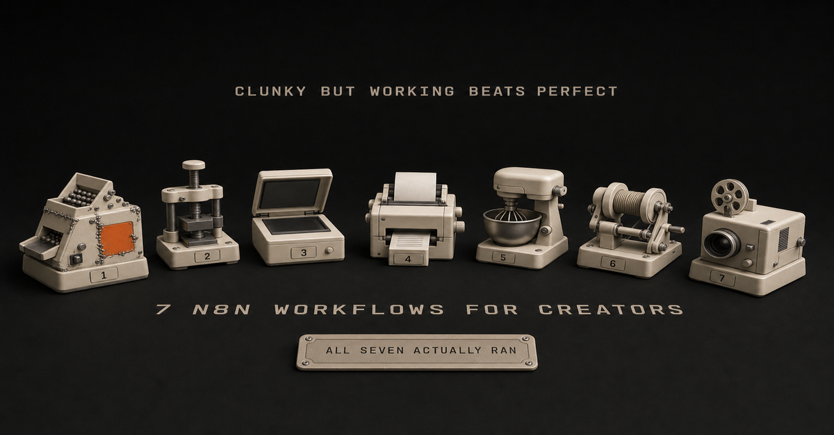 7 n8n Workflow Examples for Content Creators