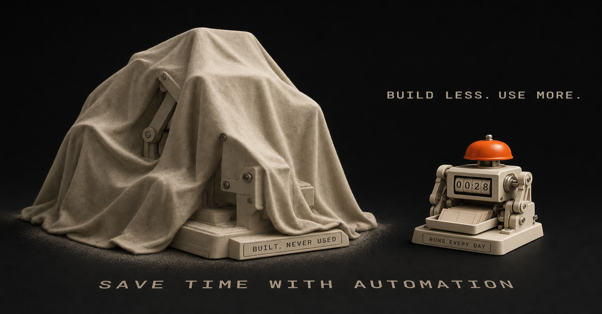 How to Save Time with Automation (Without Building Systems You Never Use)