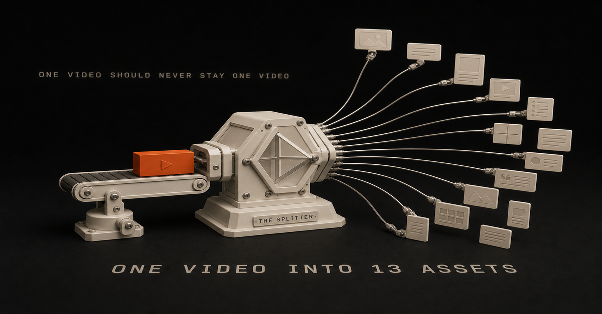 How to Turn One YouTube Video Into 13 Content Assets